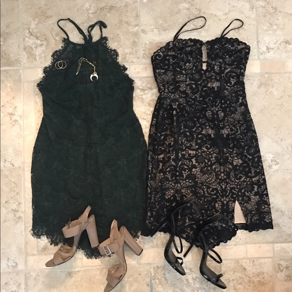 ❌SOLD❌✨Intimately Free People Lace Green Dress Siz - Picture 5 of 5
