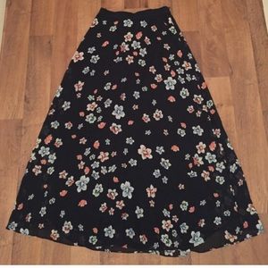 Ann Taylor Floral Maxi Skirt
