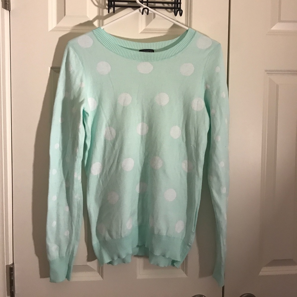Express mint sweater