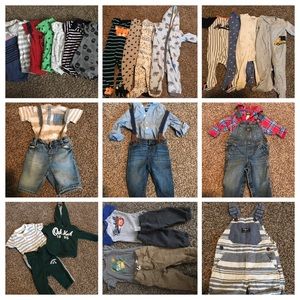 Baby Boy Clothing Bundle / outfit lot 6-9 months