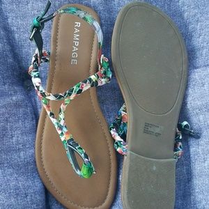 Rampage colorful sandals.