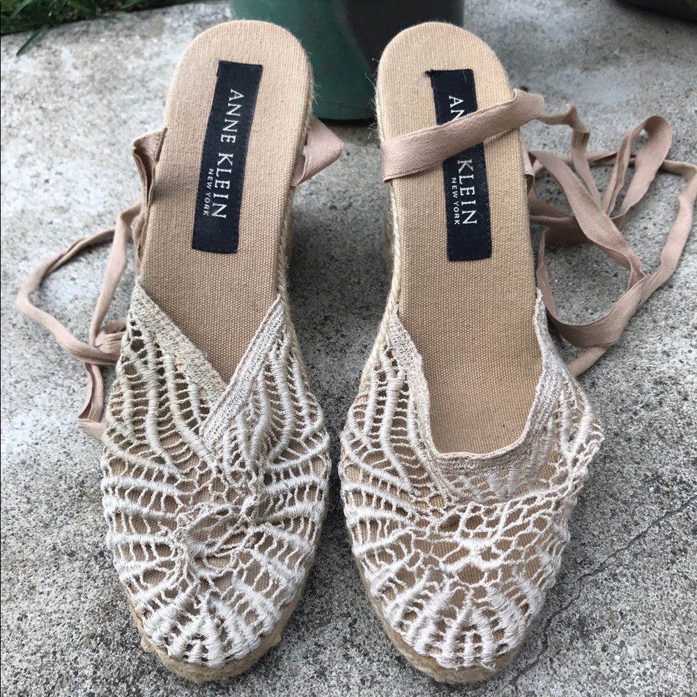 Ann Klein espadrilles wedges