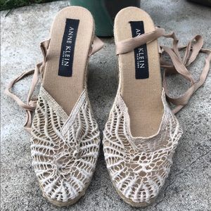 Ann Klein espadrilles wedges