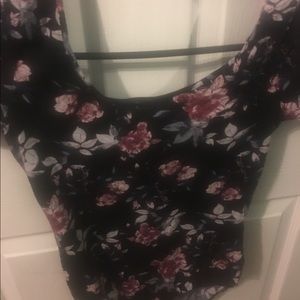 Charlotte Russe Floral Women's Bodysuit