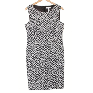 [Charter Club] Black White Sleeveless Dress Sz 12
