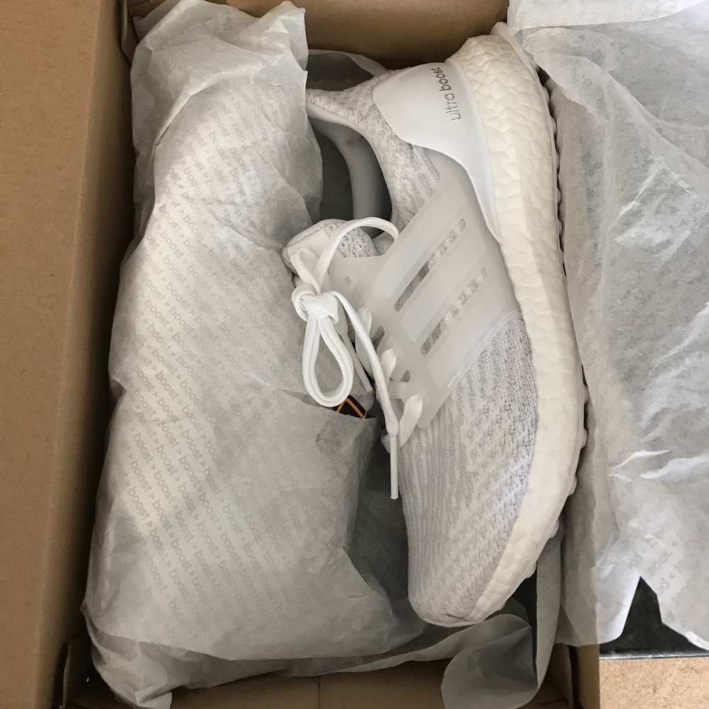Kids White Ultra Boost