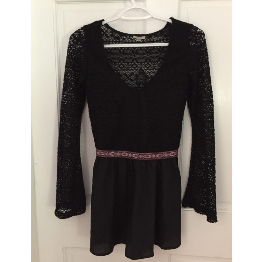 Urban outfitters extra small black romper