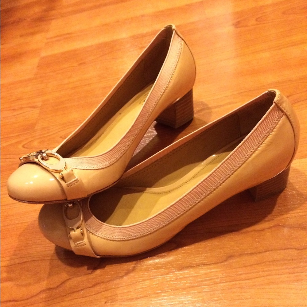 Coach Blush Shoes 1 inch Heel