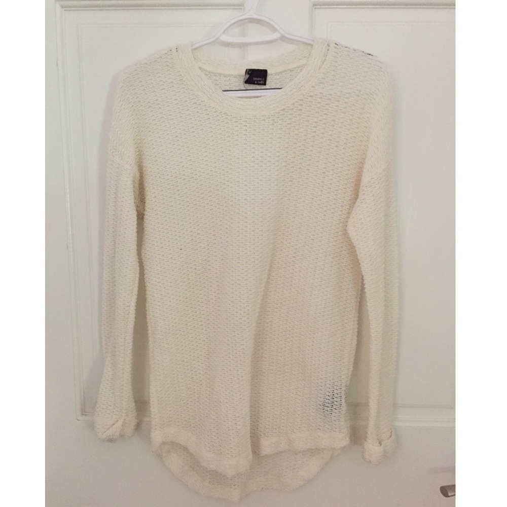 Cream light sweater size small