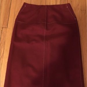 Vintage '00s JCrew wool skirt size 6.