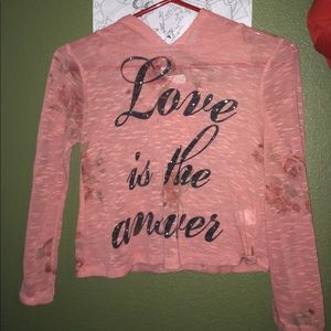 See through crop top