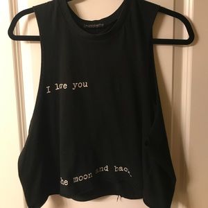 "I love you to the moon & back" brandy shirt