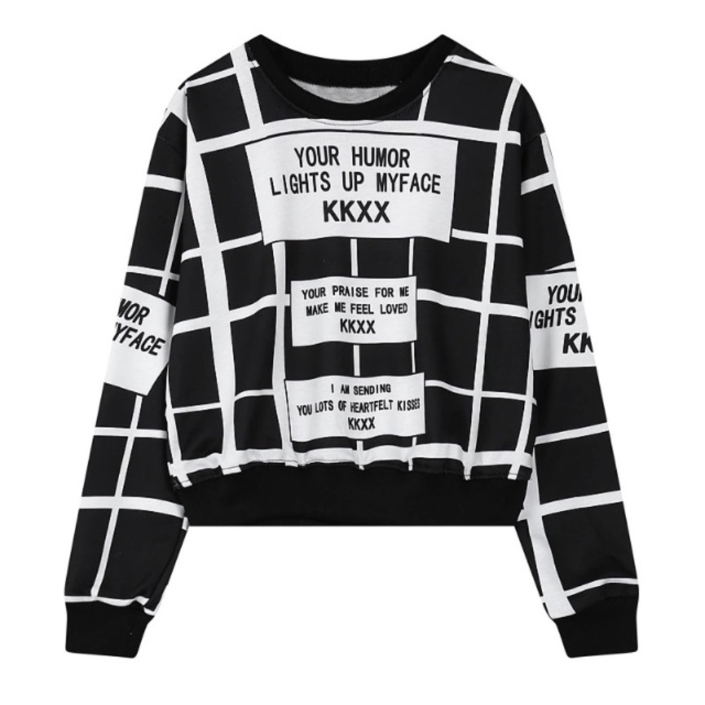 FINAL PRICE DROP Aesthetic Grid Crop