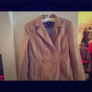 H&M Camel and Baby blue  Color Cozy Blazer