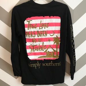 Simply Southern Christmas Winter Long Sleeve Top