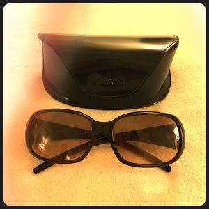 Fendi dark brown sunglasses