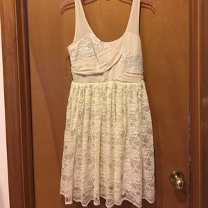 Cream colored dress