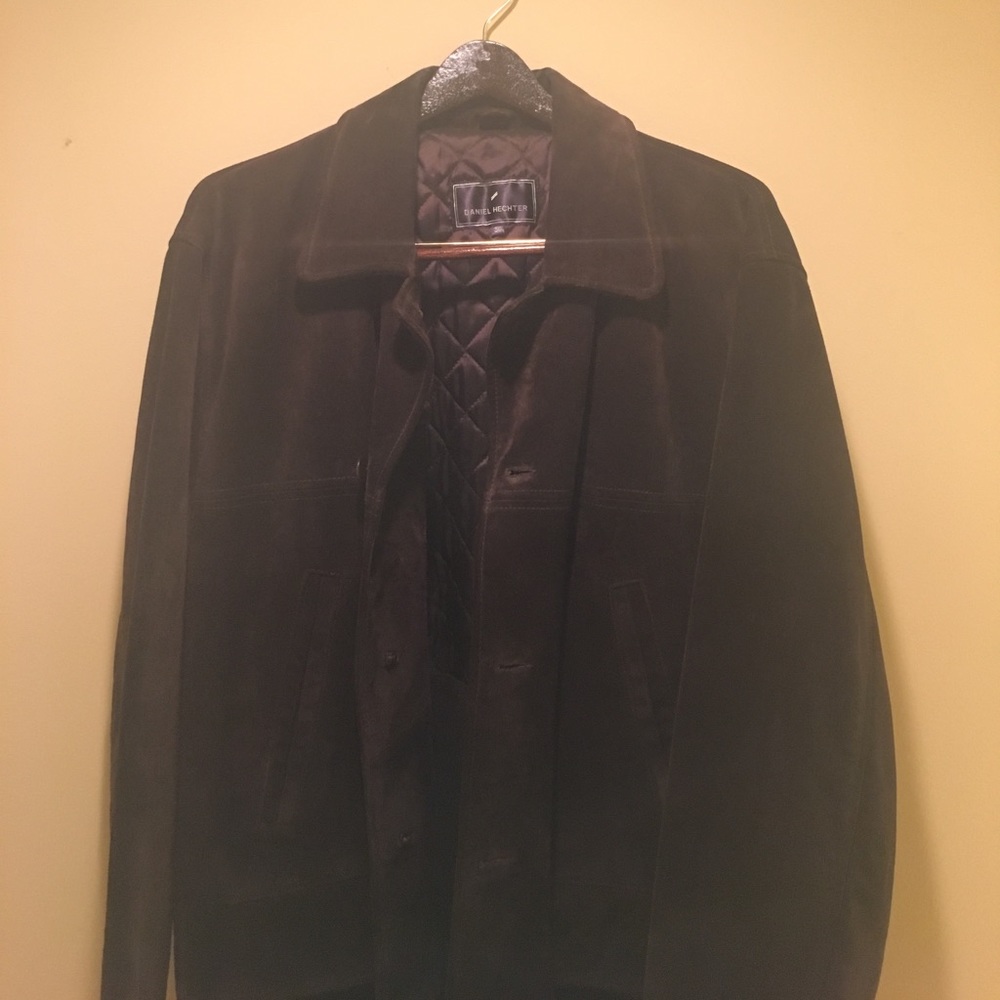 Luxurious real suede jacket.