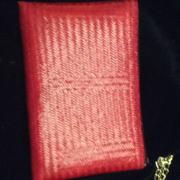 VINTAGE CUSTOM STRAW CLUTCH - Picture 3 of 4