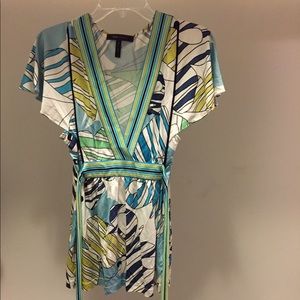 BCBG silk top