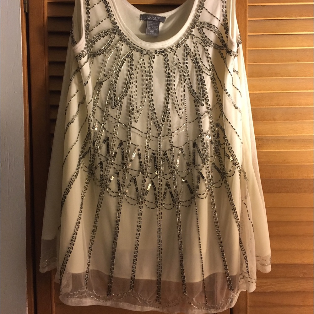 Beaded Sequin Top ✨