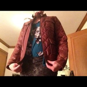 Eddie Bauer real leather jacket