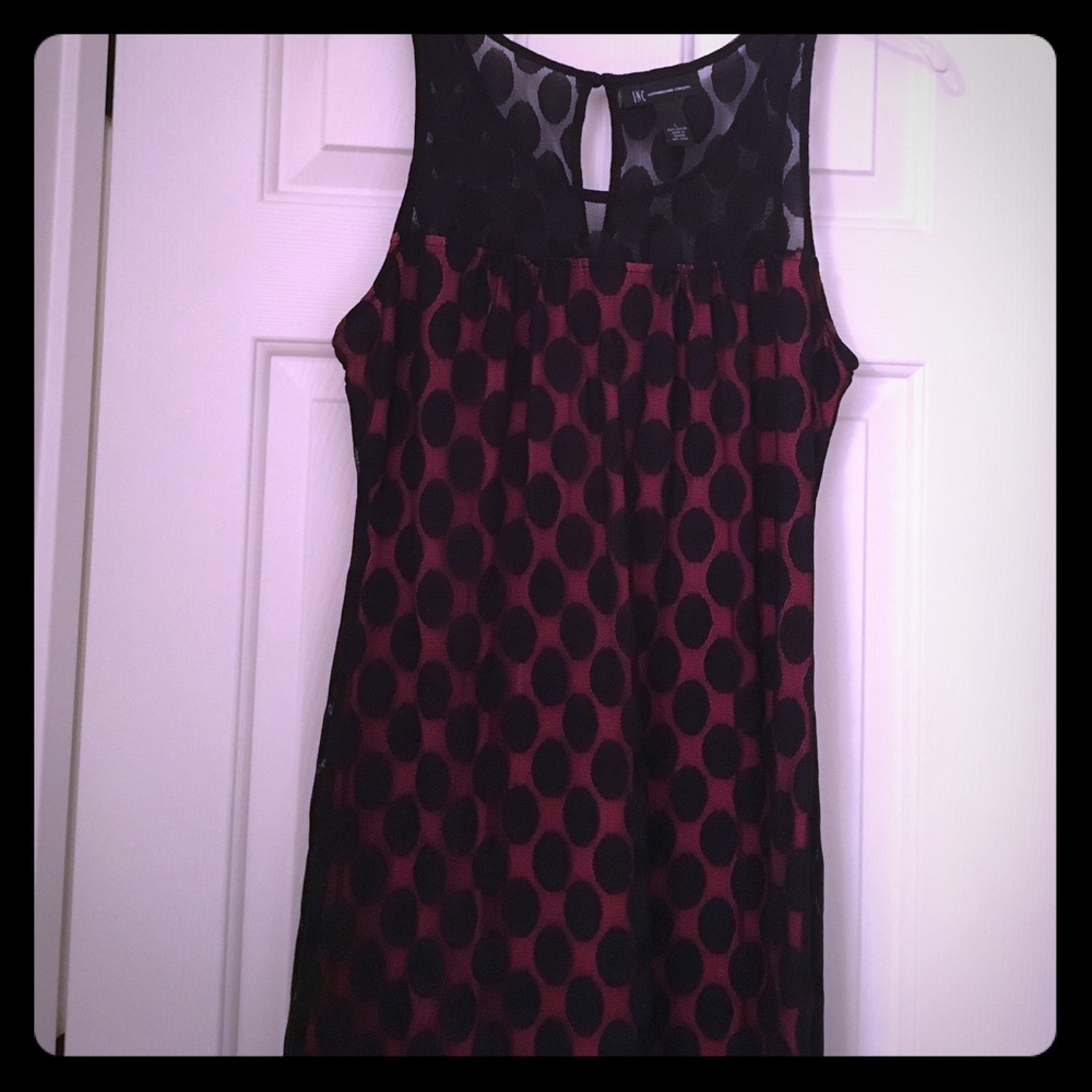 INC polka dot dress