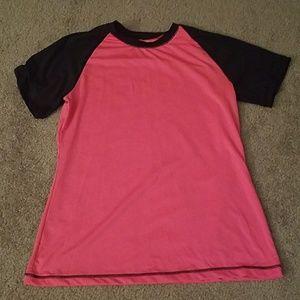Raglan cut swim top/ rash guard