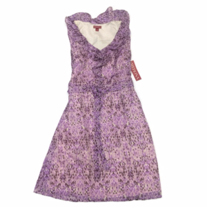 NWT [Merona] Purple Sleeveless Ruffle Dress Size 6