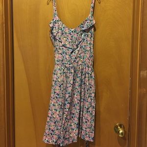 Flower pattern dress