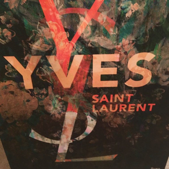 Yves Saint Laurent Handbags - Yves Saint Laurent 80" x 35" Print