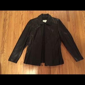 Liz Claiborne real leather jacket