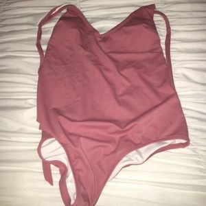 One piece bathing suit top