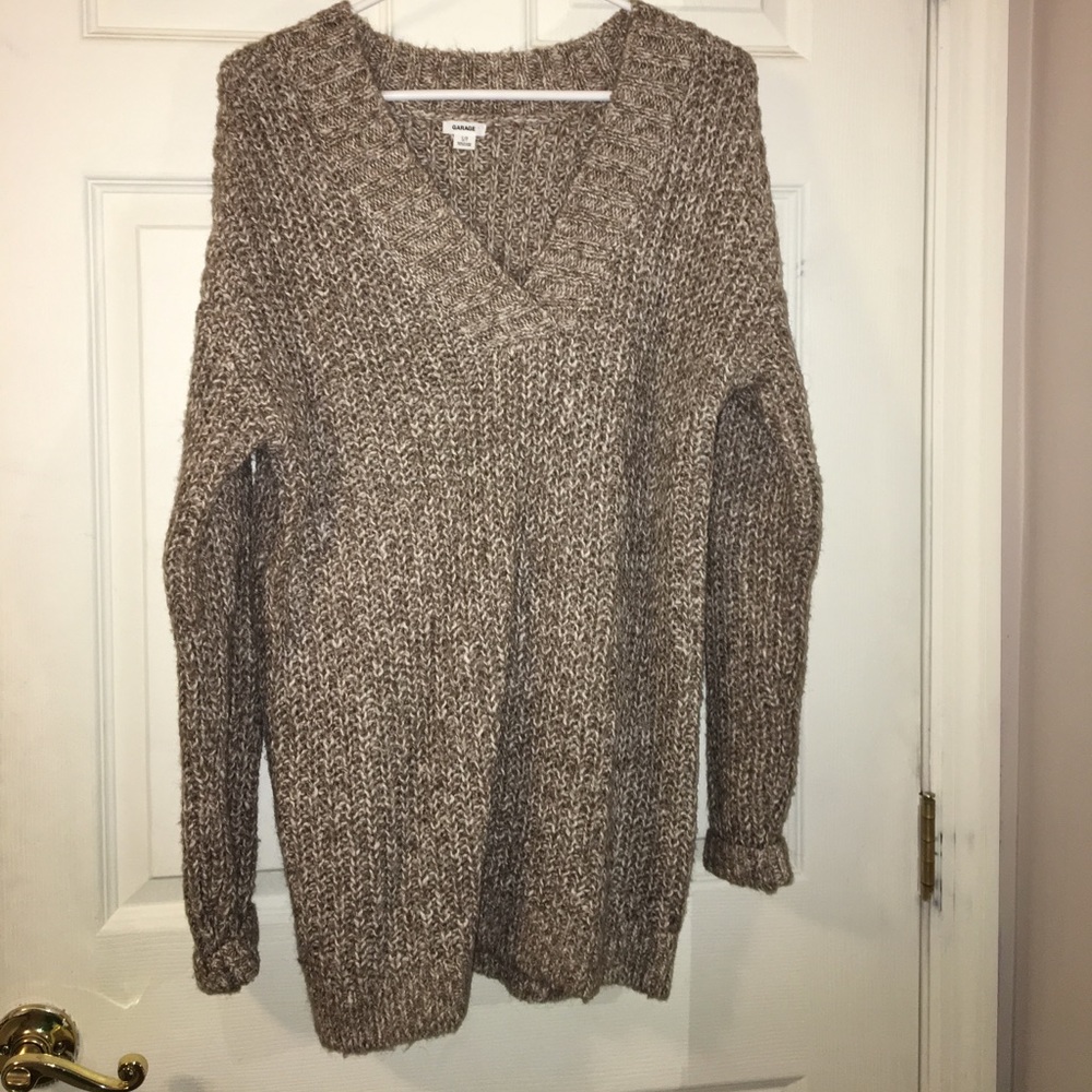 Garage long slouchy sweater