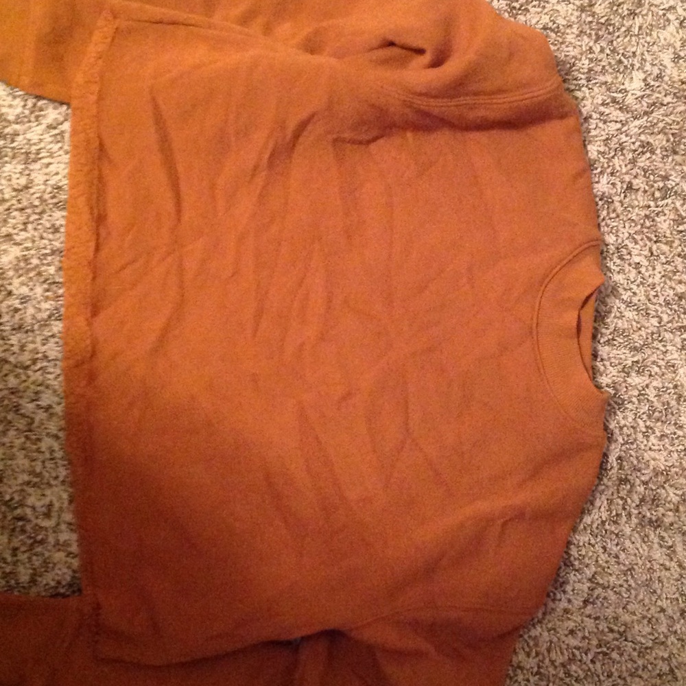 Cropped long sleeved t-shirt