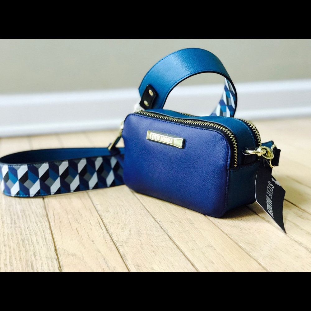 ✨PERFECTLY SIZED CROSSBODY✨NWT💕 blue & gray