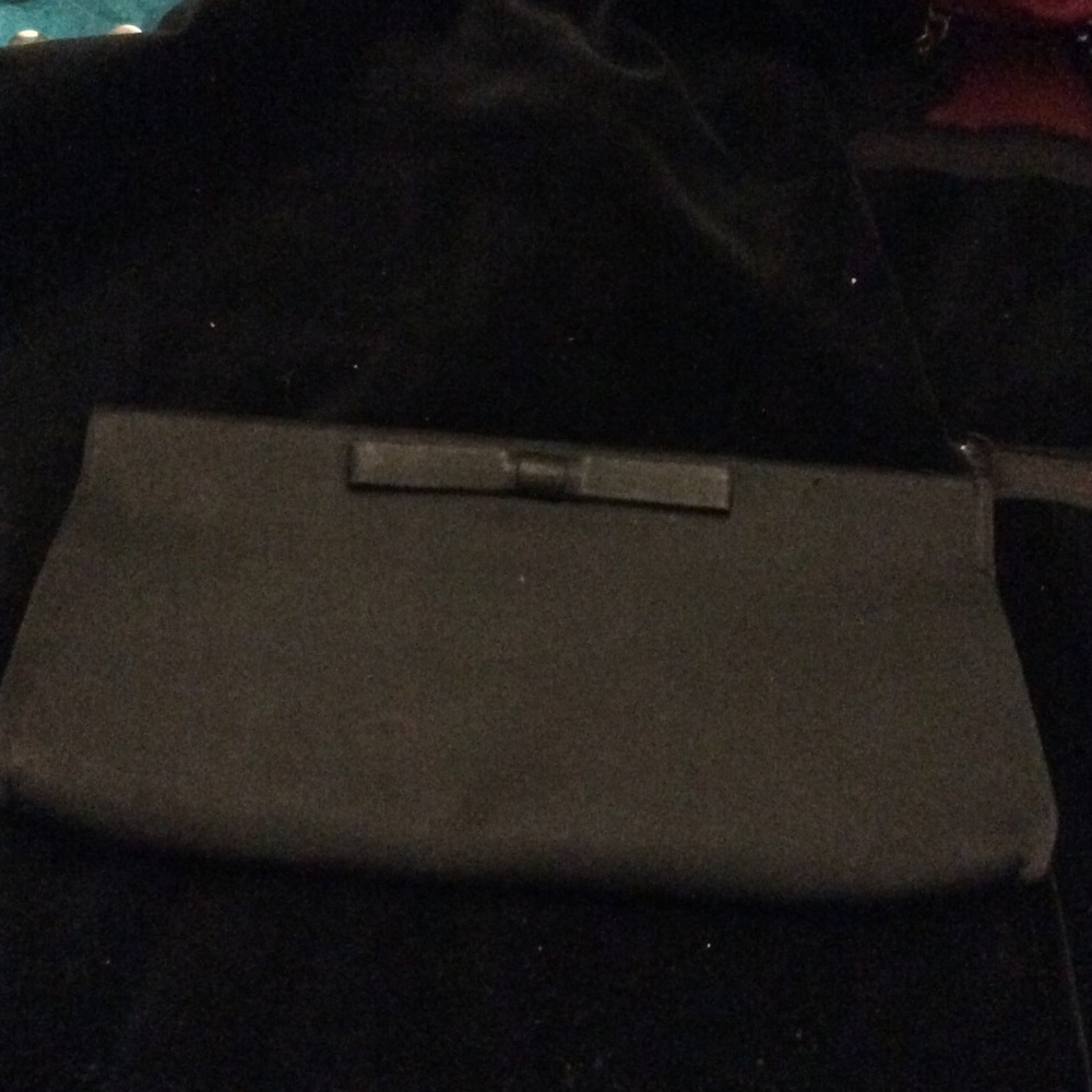 VINTAGE BLACK AFTER FIVE CLUTCH