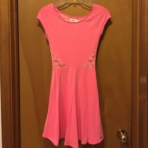 Pink cotton dress