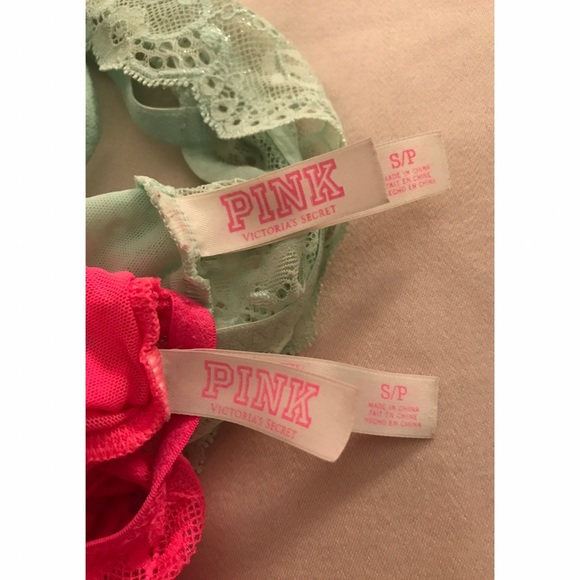 ‼️SOLD‼️ NWOT Pink VS Bralette Bundle - Picture 3 of 3