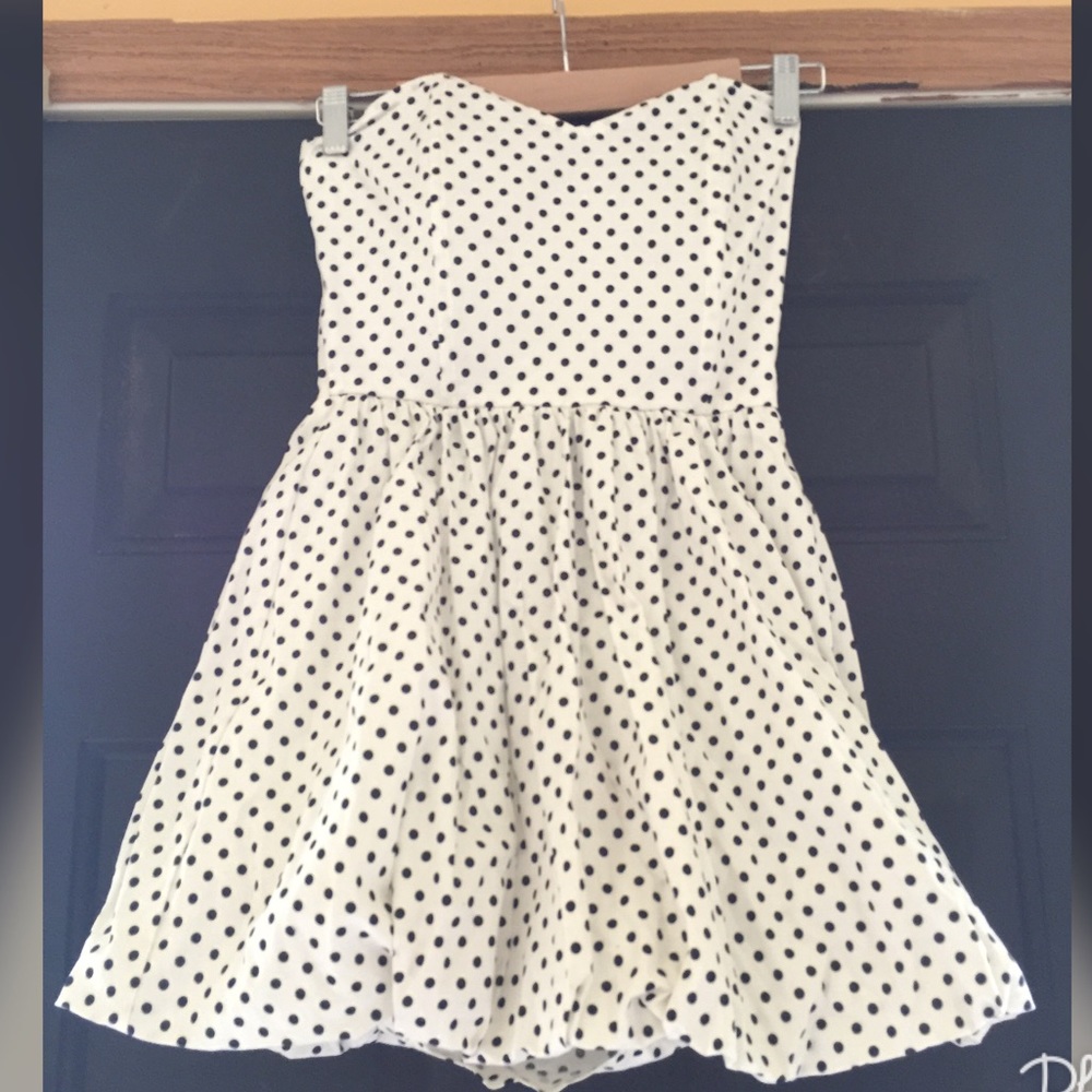*Windsor* Polka Dot Sweetheart Dress