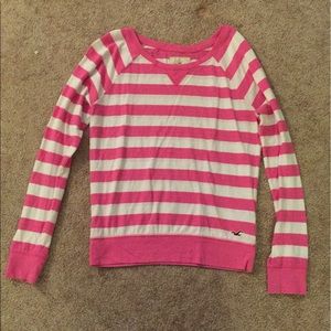 ⚡️$5 sale⚡️or 5/$8! pink  hollister shirt