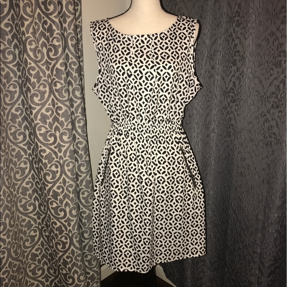 Black and White Dress
