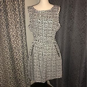 Black and White Dress