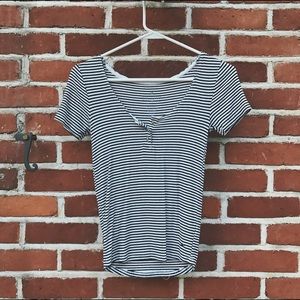 soft striped tee