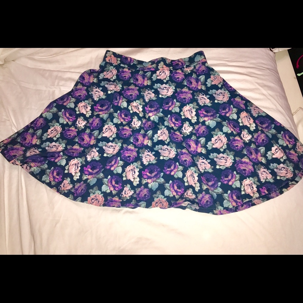 Floral Skater Skirt