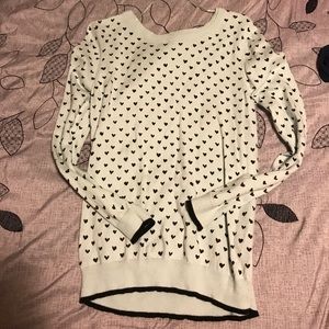 Hearts sweater