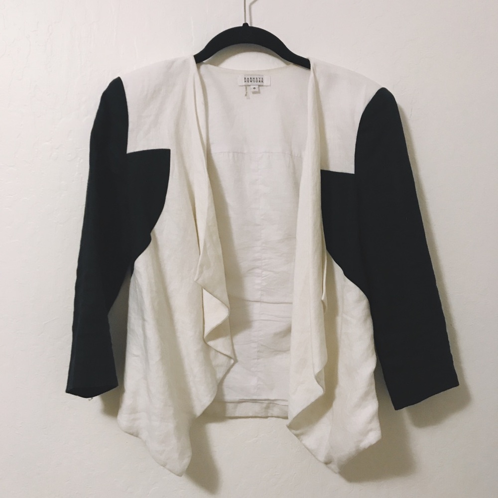 FINAL SALE  Barneys draped jacket