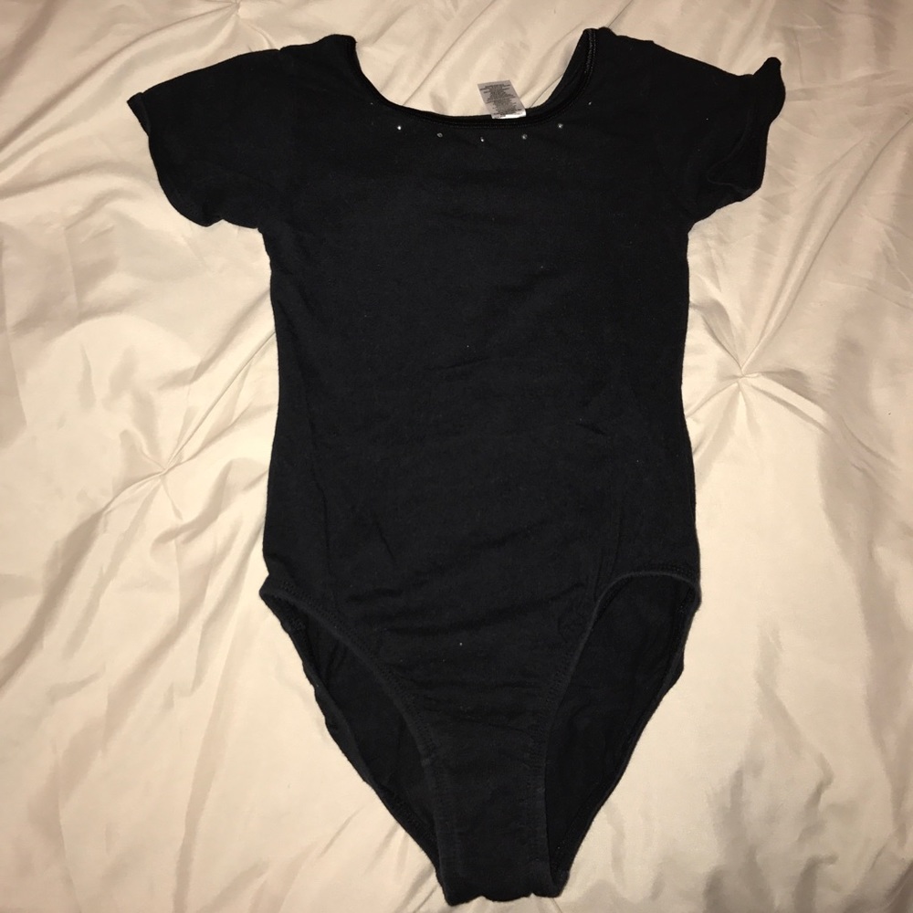 2 set black leotards for dance