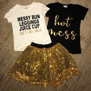 Cute Sparkly Toddler Outfit