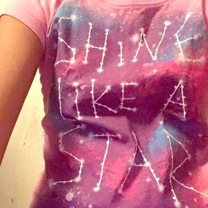 Girls' Pink "Shine Like A Star" Tee